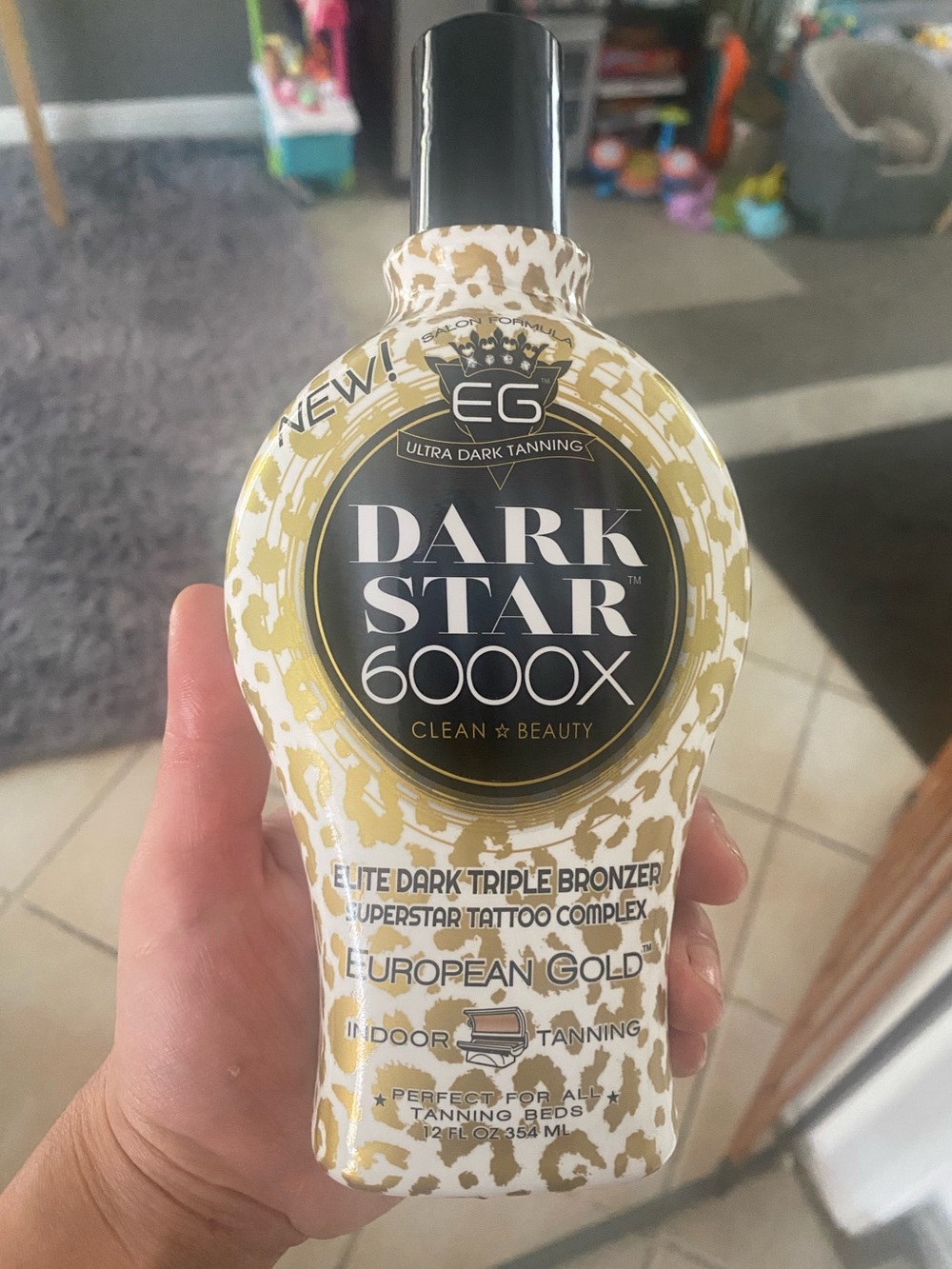 European Gold Flash‎ Black 6000x Tanning Lotion Bronzer 12oz